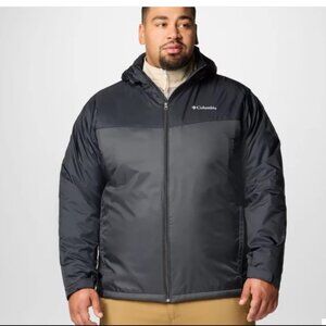 Columbia Glennaker Sherpa Lined Jacket Black/Shark 4XT 4XLT TALL